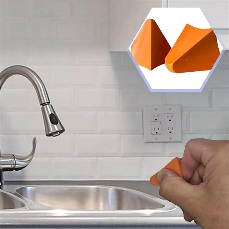 2 buc/set Instrumente noi pentru rosturi din silicon Instrument de calafatuire Reutilizabil Instrumente de finisare a calafatului Gadget de uz casnic pentru locuință