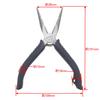 Takagi X TSUNODA Long Nose with for Electrical Machine and A Versatile Tool with a Slender Tip for and All-Purpose Pliers, 150mm, Spring, Work,