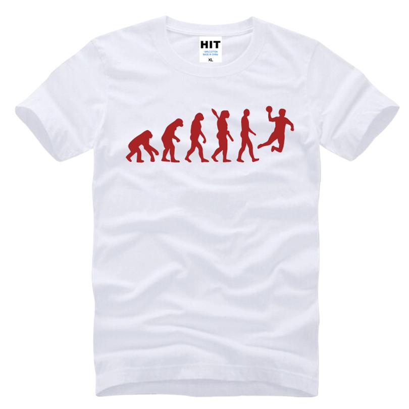 Evolution Handball T Shirt Men Summer Short Sleeve Fashion Cotton Cool Evolution TShirt top tees