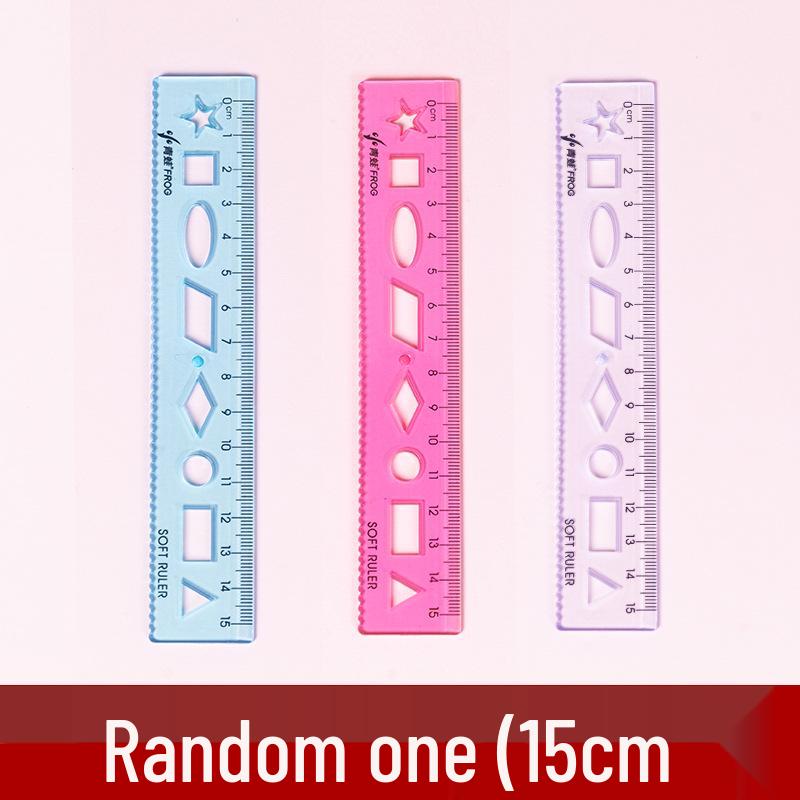 15cm Soft Ruler Set for Children - Ideal for School and Drawing 15cm/18cm/20cm