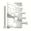 1PC Screw Measuring Ruler, Thread & Bolt Diameter Gauge, Precision Nut & Screw Caliper for M12 & Standard Thread Measurement