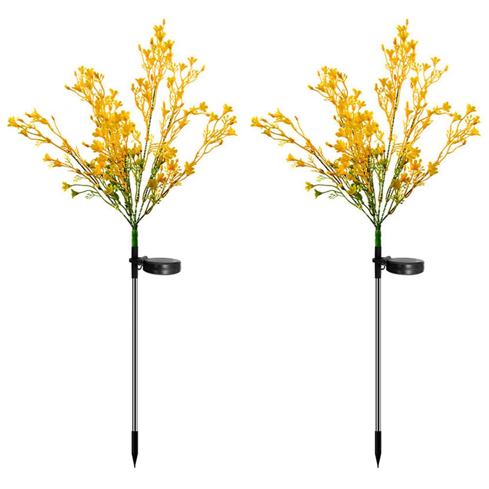 

Solar Flowers Lights Solar Garden Lights IP65 Waterproof Dusk To Dawn Solar Garden Stake Lights for Garden Lawn Yard Outdoor Use