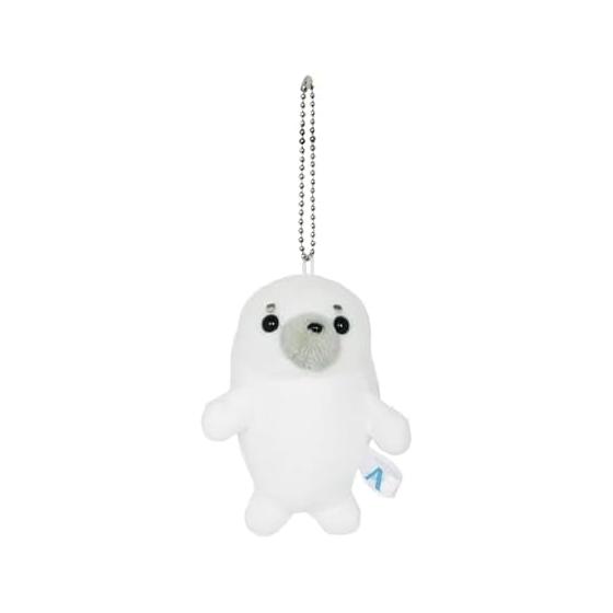 [Aqua] Plush Marine Anywhere Friends Keychain Seal 00080082