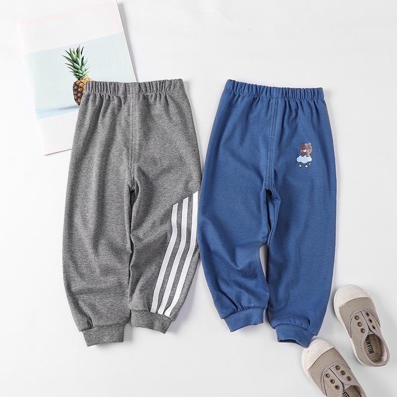Spring & Autumn All-Cotton Unisex Toddler Pants, Single Piece, Seven Colors Available
