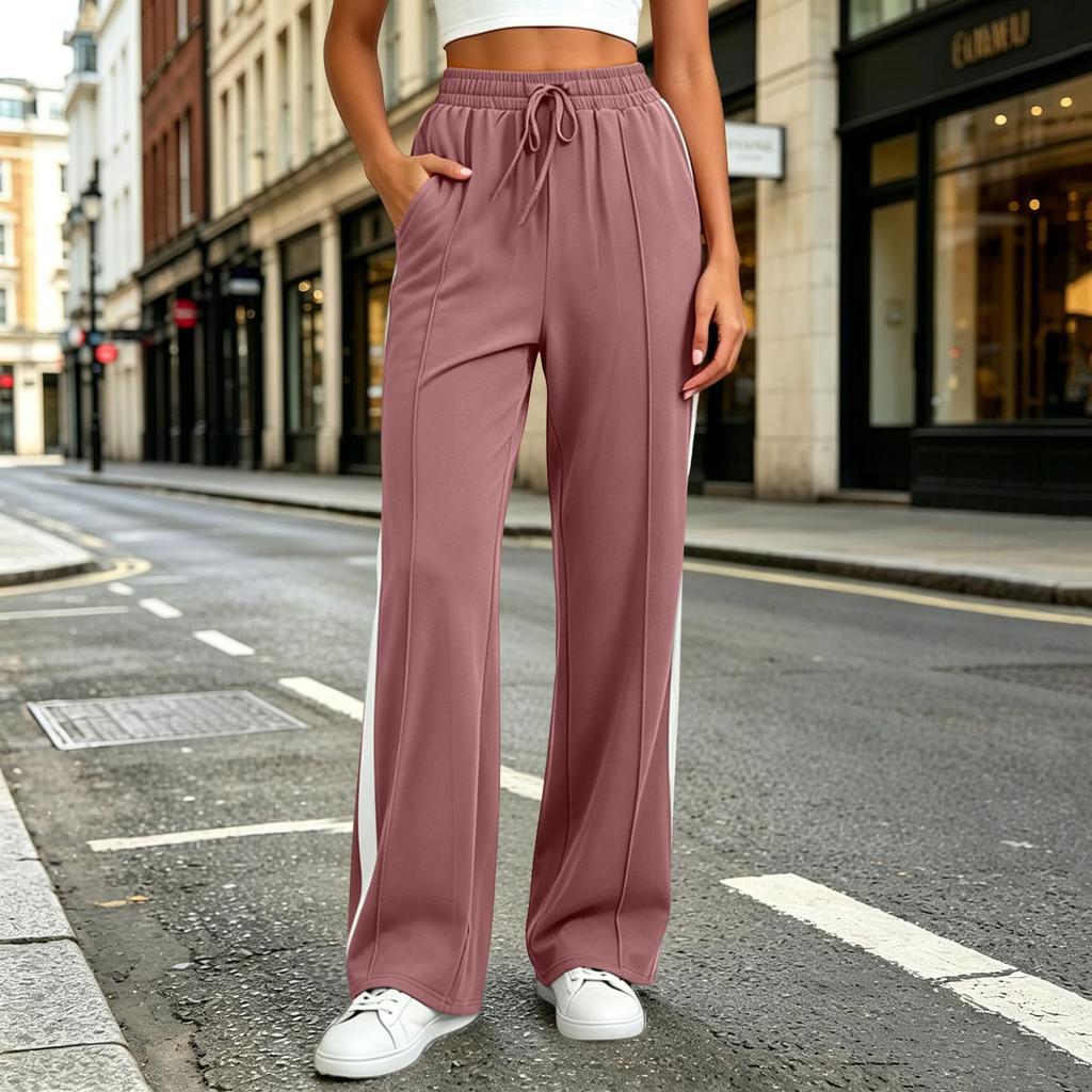 Women's Color Casual Sweatpants with Pockets for Everyday Wear and Workout