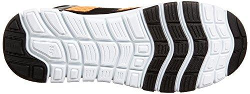 Co-cos Nobuoka Fire Fox HZ-340 Safety Work Shoes, High-Cut with Toe Cap and Flexible Sole, Orange, Size 24.5cm