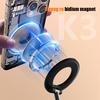 Magnetic Selfie Light, iPhone MagSafe-Compatible Phone Light. 360° LED Selfie Ring Fill Light with Foldable Stand and Mirror