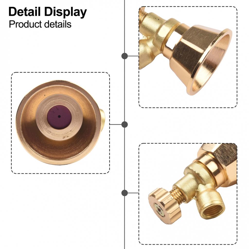 Aluminium Verstellbare Sprühdüse Aluminium Gold Sprüher Mehrere Modi