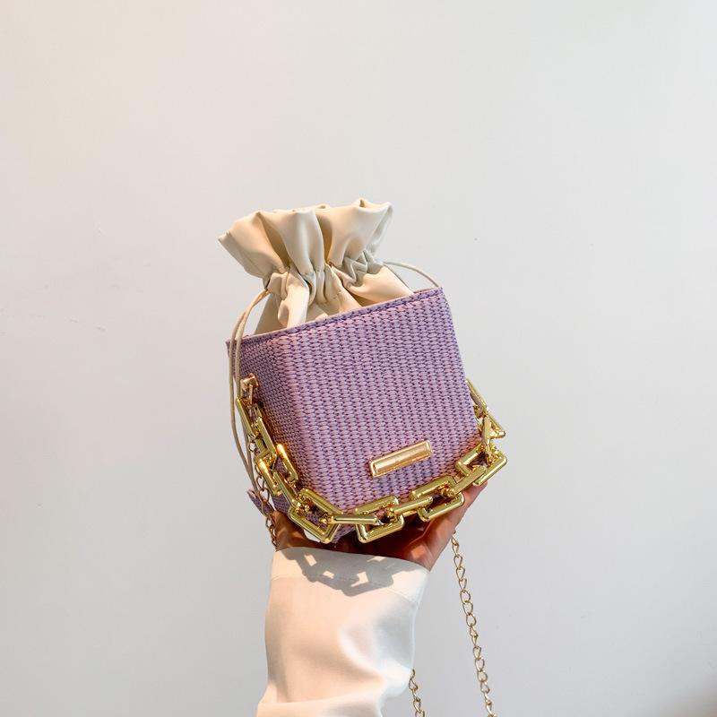 Mini fashion chain handbag summer new shoulder messenger bag strap small square bag tide