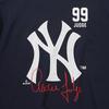 New Era New York Yankees T shirT Player signaTure Navy