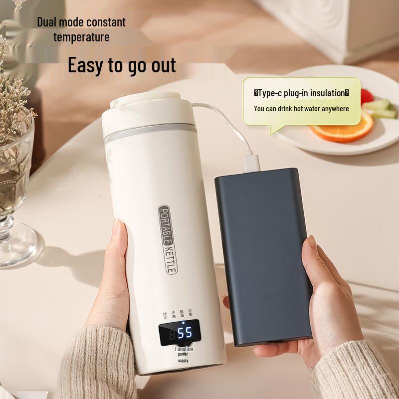 Bouilloire de voyage électrique portable avec contrôle de température à 4 niveaux