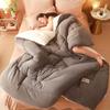 Twin Queen King Full Double Size Plush Velvet Quilted Winter Thick Warm Lamb Velvet Duvet Bedding In Filler