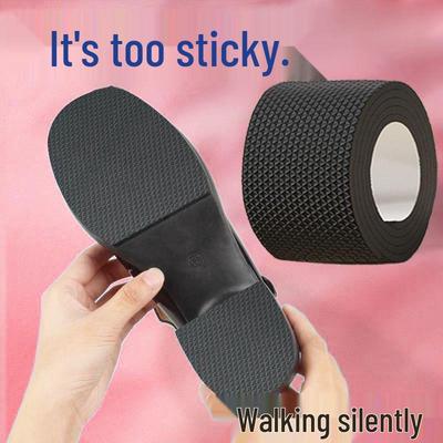Pegatinas Gruesas Antideslizantes Resistentes al Desgaste para Tacones Gruesos con Tecnología de Absorción de Sonido y Anti-Ruido