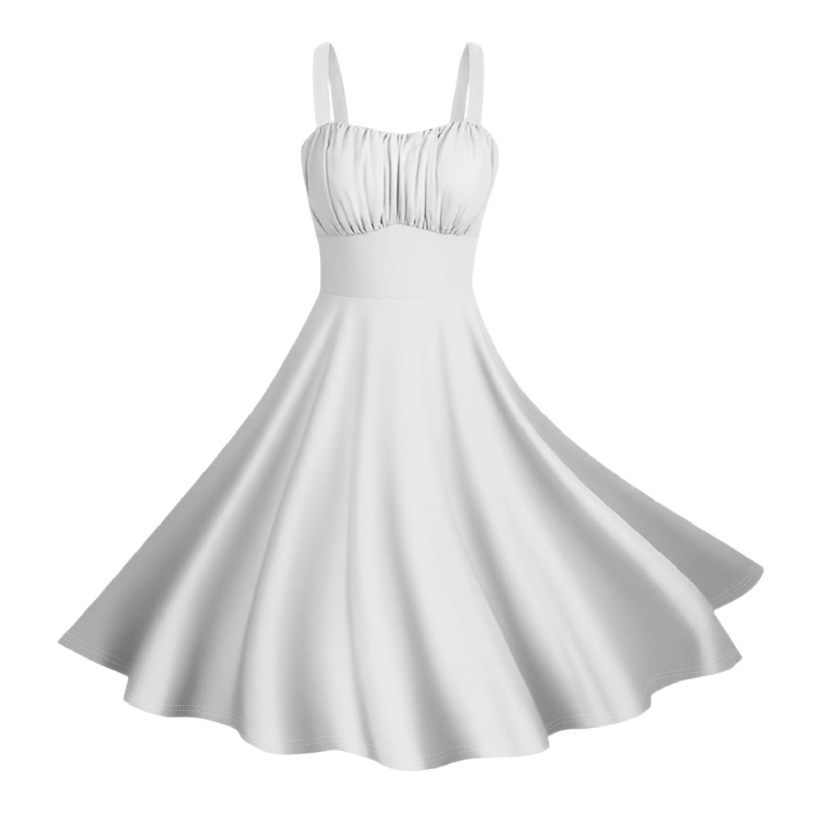 

Женские винтажные платья без рукавов, плиссированные, в стиле пэчворк, милые, с А-силуэтом подола, однотонные L