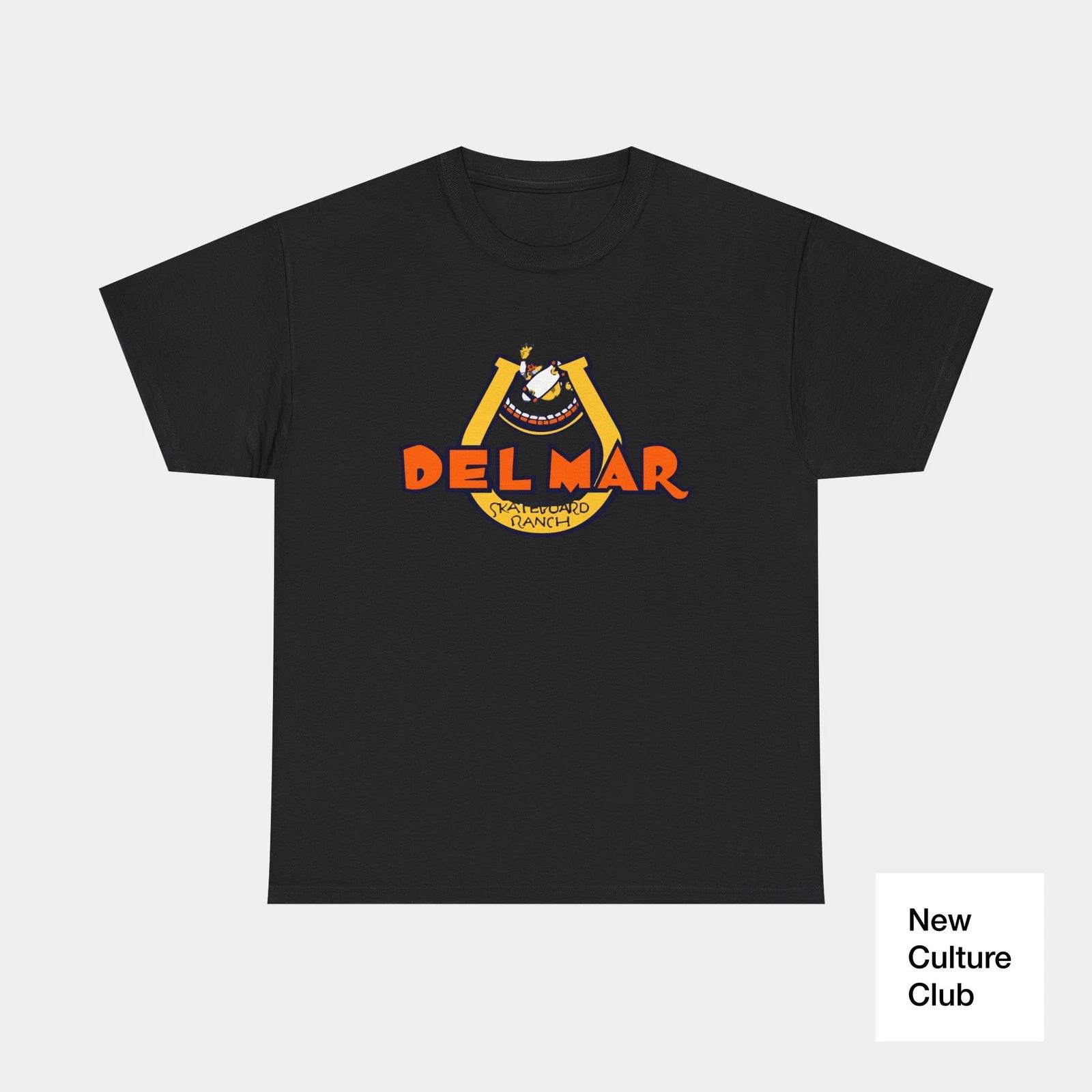 

Del Mar Skateboard Ranch Vintage 80s Skateboarding Classic Skate T Shirt Print 4XL