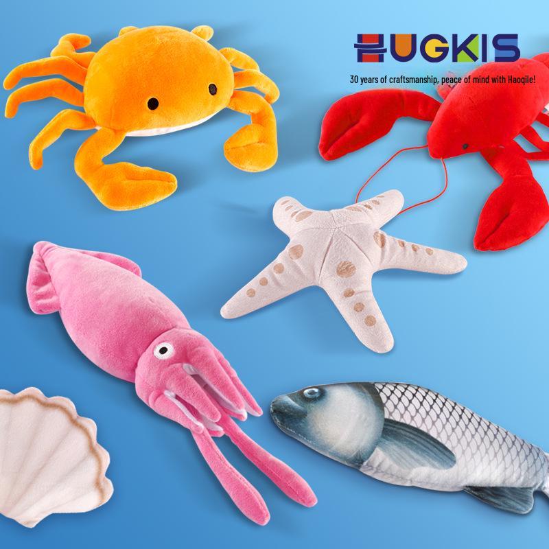 

Мила плюшева іграшка з морепродуктів - Краб і Лобстер Освітня іграшка-подушка для дитячих подарунків Simulated Lobster