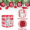 6.3cm Reusable Jute-Style Christmas Craft Ribbon Polyester Webbing
