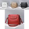 Trendy Fashion Shoulder Bag For Women 2023 New Pu Material Crocodile Pattern Large Square Bag Black White Red