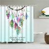 African Style Portrait National Style Bathroom Shower Curtains Frabic Waterproof Polyester Bath Curtain With Hooks