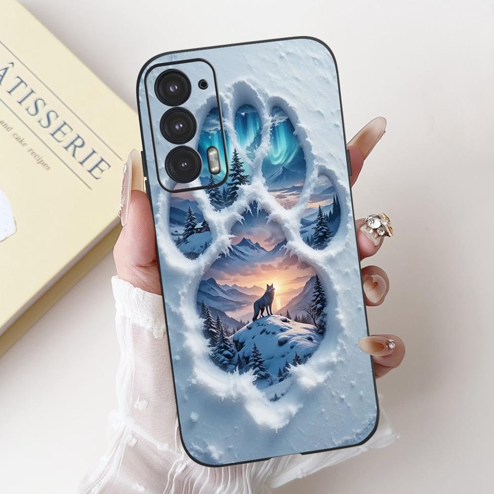 For Edge 20 20Pro 20Lite Phone Cover For Motorola Edge 20 Pro Case Silicone Luxury Fashion Love Cute Cat Girl Funny Cool Painted