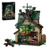 Backyard Man-Eating Flower House Building Blocks, Boys' Gift, Horror Assembling Toy, Creative Decoration