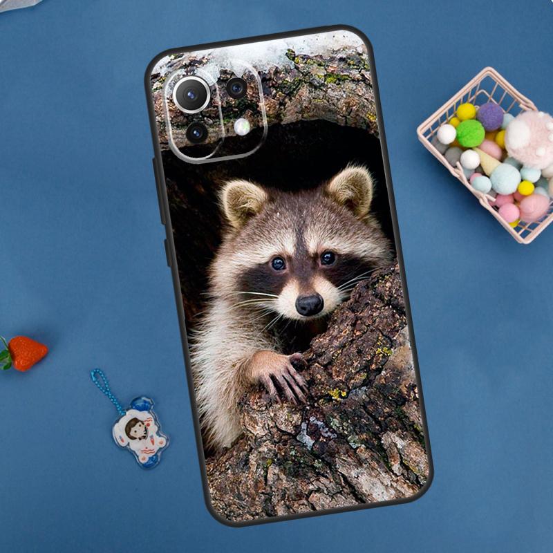 Raccoon Case For POCO F5 X3 X5 Pro X4 F4 GT C40 M5s F3 Cover For Xiaomi 13 12 Lite 12T 11T Pro 12X