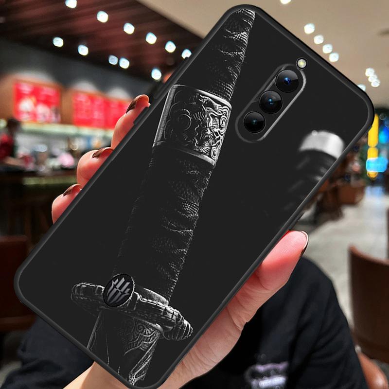 Japan Samurai Katana Case For ZTE Nubia Red Magic 8S 9S 10S 8 9 10 Pro Plus 6S 7S 6 7 Pro 5G 6R 11 Pro Plus Cover
