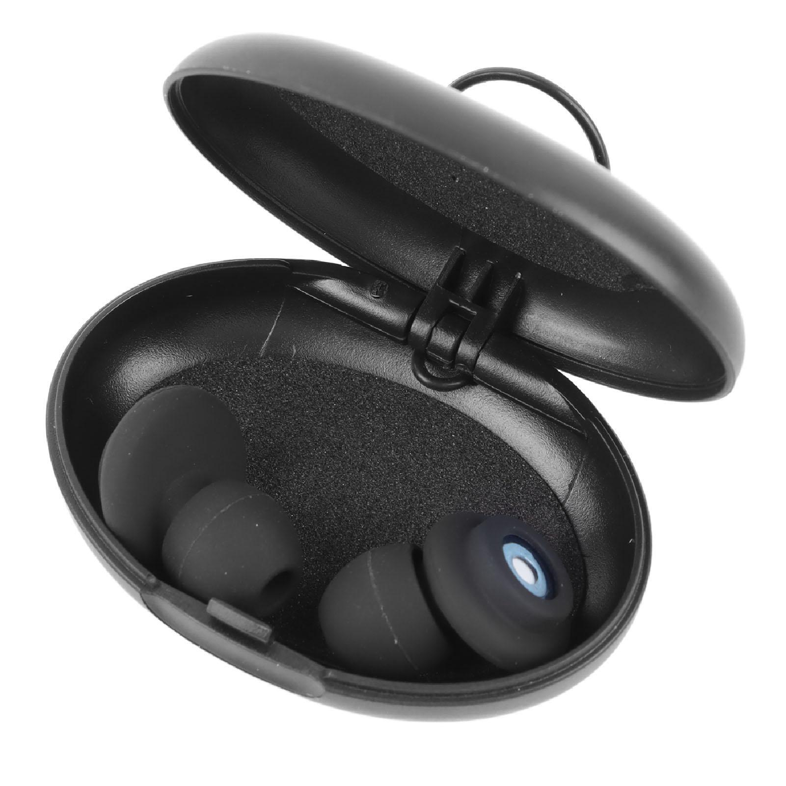 

Noise Reduction Earplugs Silicone Silent Reusable with Headphone Box for Sleeping Work