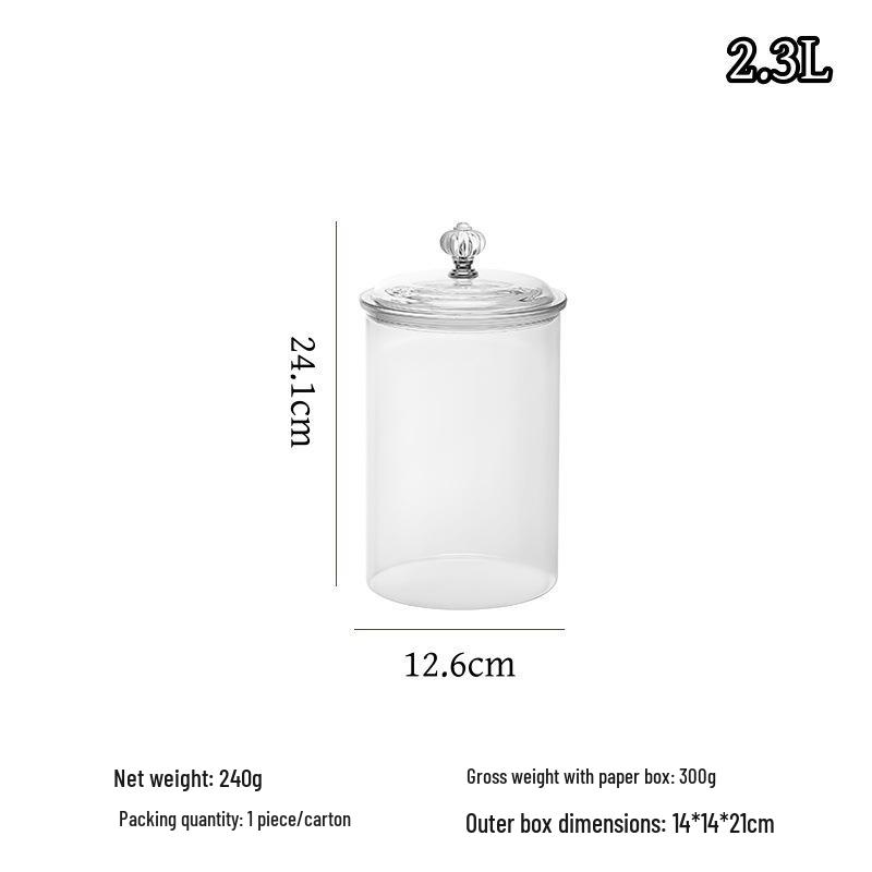 Sealed Plastic Storage Jar for Dried Tangerine Peel, Grains, Cereals, Dried Fruits, Kitchen Snacks, and Refrigerator Storage.