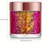 1Pc Sequins Body Glitter Gel Make Up Glitter For Body Face Hair Eyeshadow,Festival Party Carnival Makeup Decorations Longlasting
