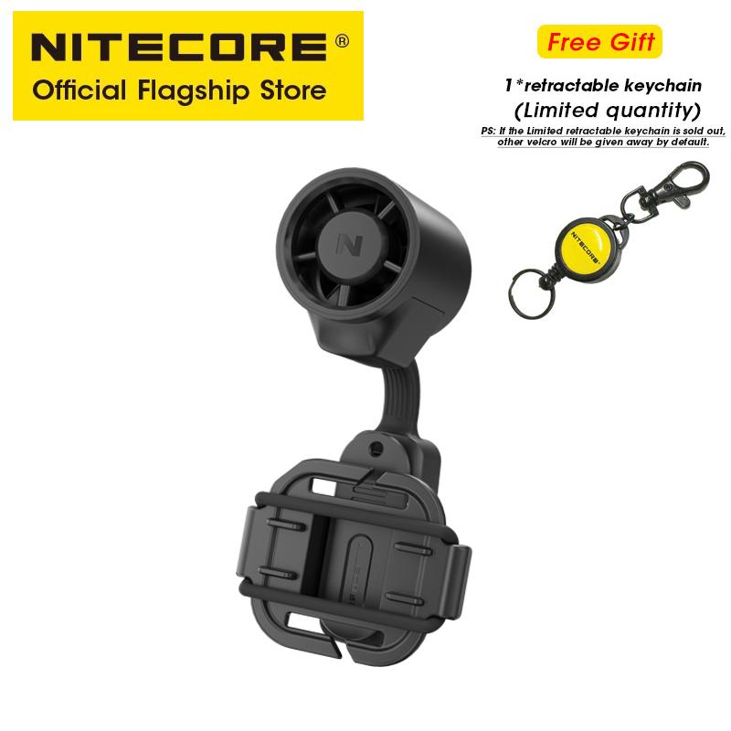 NITECORE NCF20 Outdoor Clip-on Fan Handheld Fan Portable Pocket Cooling Blower 43g for Fishing Camping Commute Hiking Concert