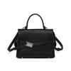 Womens PU Crossbody Bag Minimalist Urban Style Shoulder Handbag Daily Commute Black