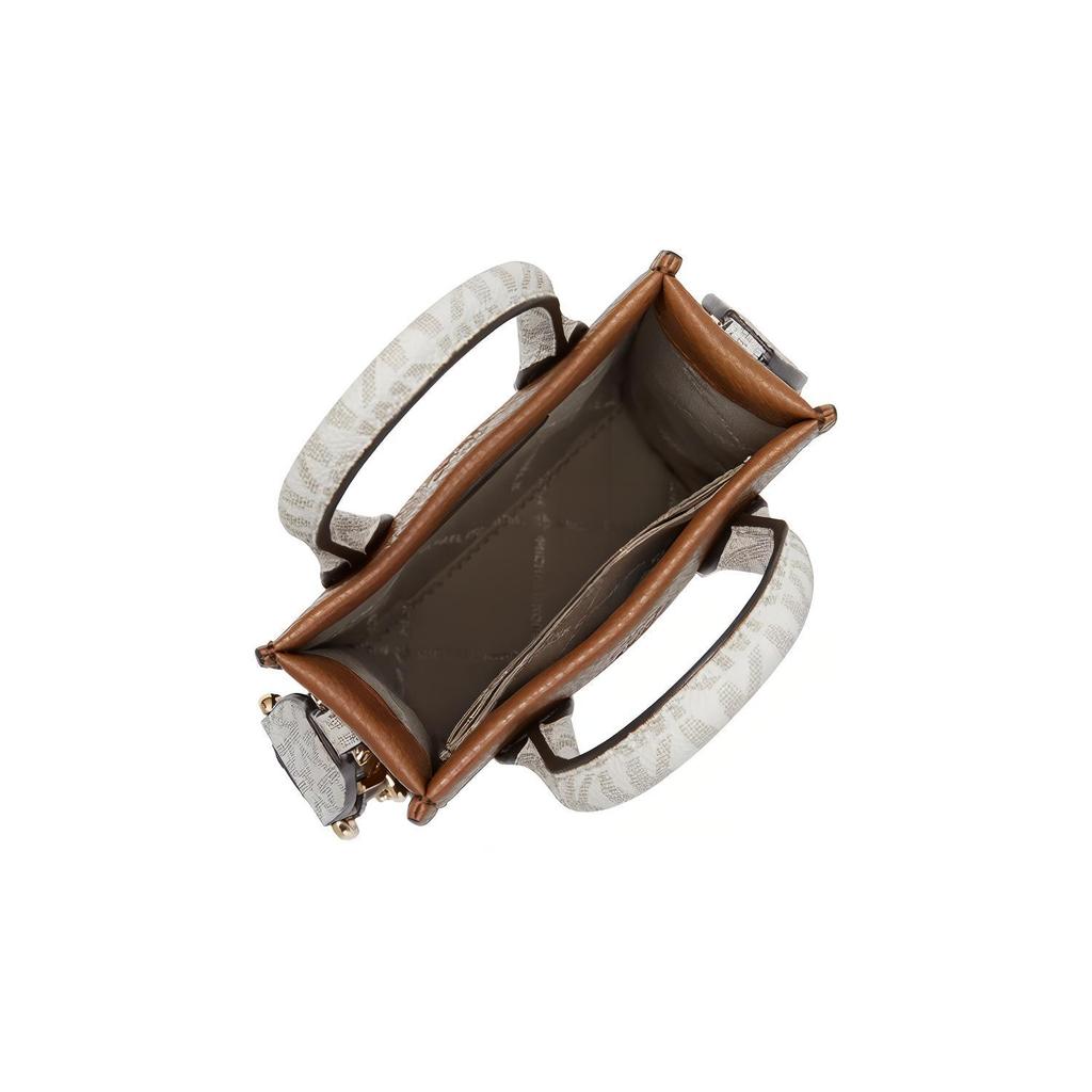 New MICHAEL KORS Mirella Artificial Leather Shoulder Bag, Crossbody Bag, Handbag Mini Women's Leather Brown 35R4G7ZC1L-299