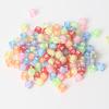 100Pcs Square Acrylic Letter Beads Random Mixed Alphabet Loose Beads For Diy Children'S Jewelry Making Crafts 6X6Mm