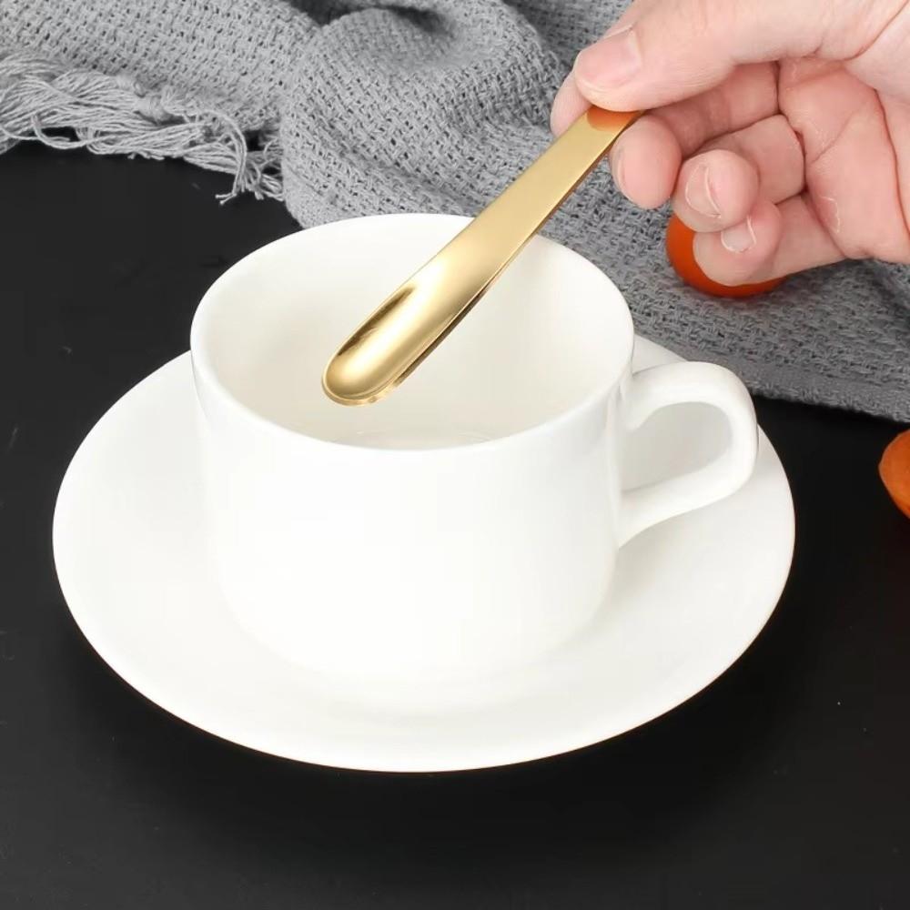 Long Handle Ice Cream Spoon Stainless Steel Dumpling Filling Scoop Kitchen Utensil Dessert Making