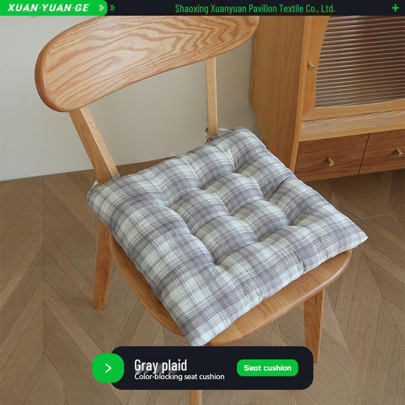 

Утолщенная нескользящая зимняя подушка на сиденье из жемчужного хлопка для офисного кресла для долгого сидения 40x40 cm