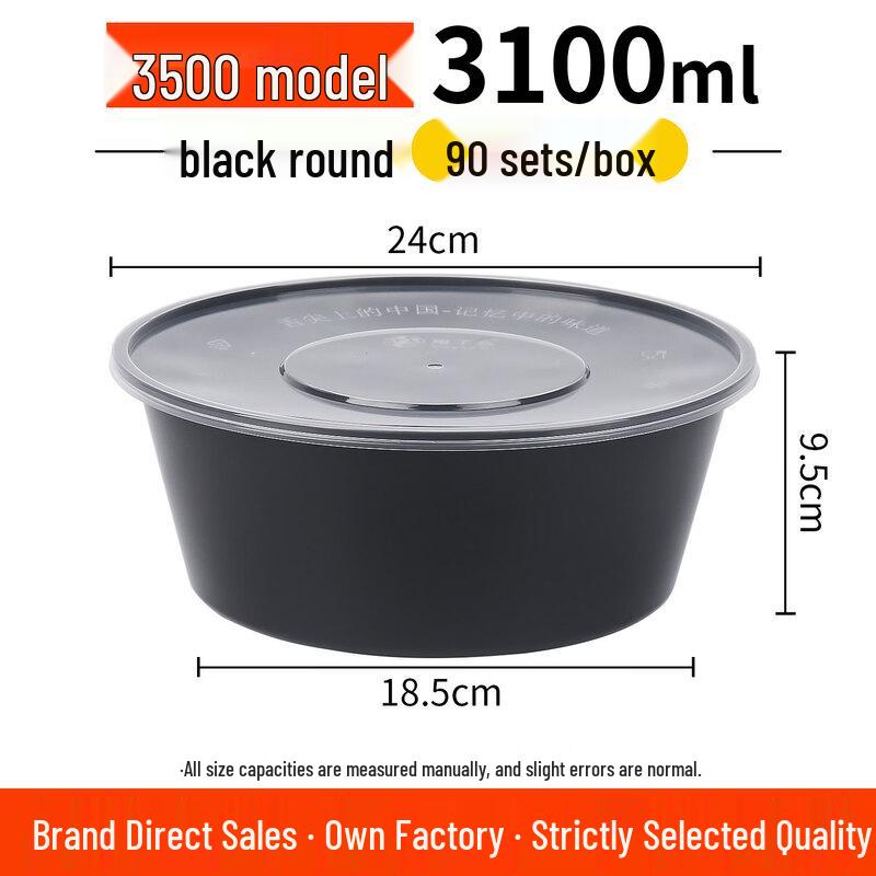 

Disposable Food-Grade Rice Bowl with Lid