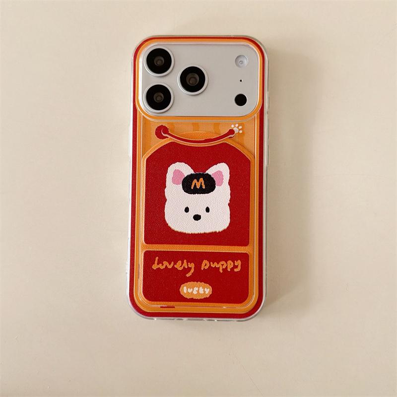 

Cute Puppy Penguin Magnetic Phone Case For iPhone 17 16 15 14 Pro Max with Flip Stand Blue Orange Shockproof Cover For Magsafe For iPhone 17ProMax