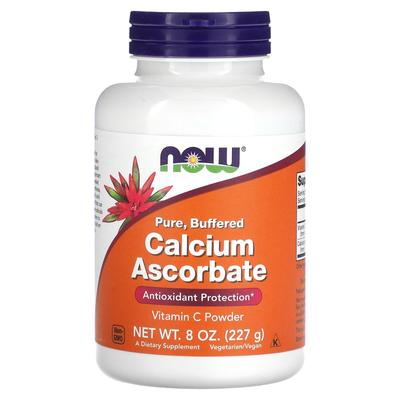 Pures, Calciumascorbat-Puffer, Vitamin C Pulver, 8 oz (227 G)