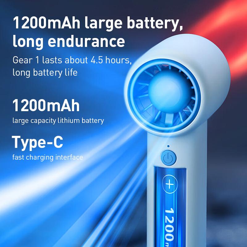 Philips Entry-level Handheld Fan 1200 MA Type-C Charging Mini Fan