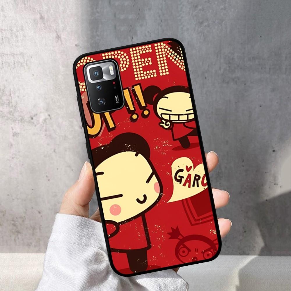 Pucca And Garu Phone Case For Redmi Note 4 X 5 A 6 7 8 T 9 9S 10 11 11S 11Epro Poco M3 Pro