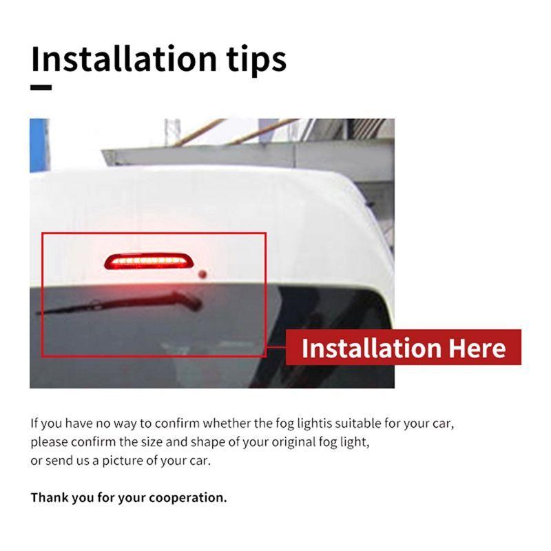 LED Brake Light Additional Brake Light High Level Brake Light Car For Toyota Hiace 2005-2013 (1 Pcs)