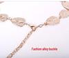 Korean-Style Women's Thin Metal Waist Chain - Versatile Fashion Accessory for Dresses, Shirts, T-Shirts, and Pants.