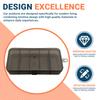 Mini 5 Compartment Plastic Bait Box Transparent Fishing Tackle Storage Box for Lure Hooks Outdoor Angling Accessories