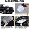 Bestview Windshield Sun Shade For Dodge Ram 1500 2009-2018,  Fit Front Window Sun Shade Sun Shade Protective Film Blocks UV Heat, Foldable 3 Layer