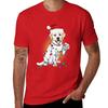 labrador Christmas Lights With Santa Hat Gift T-Shirt summer clothes shirts graphic tees mens t shirts pack