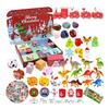 24-Piece Christmas 3D Countdown Calendar Toy Set (24 Toys)