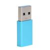 Adapter Konwerter Typu C Gniazdo na Wtyk USB 3.0 USB Szybkie Ładowanie Akcesoria Komputerowe(niebieski )