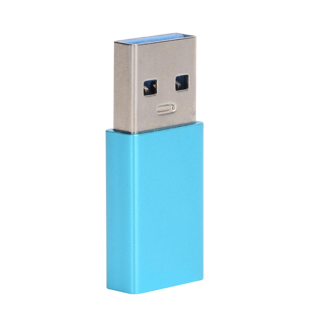 Adapter Konwerter Typu C Gniazdo na Wtyk USB 3.0 USB Szybkie Ładowanie Akcesoria Komputerowe(niebieski )