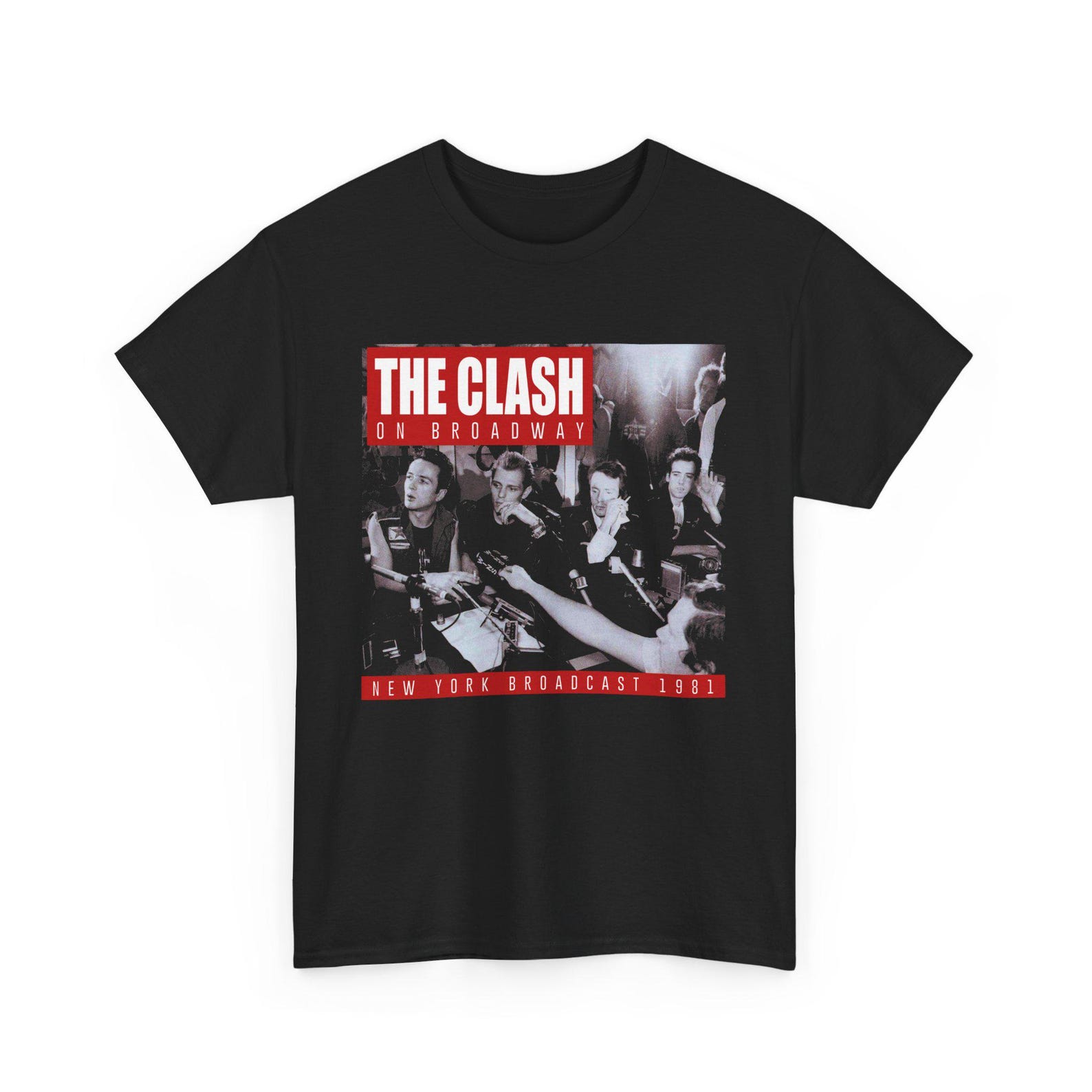 The Clash Concert T-Shirt: Vintage Band Tee, Music Lover Gift 4XL